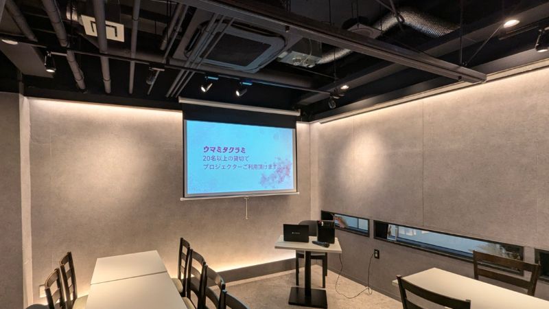 プロジェクターとマイクの利用イメージ